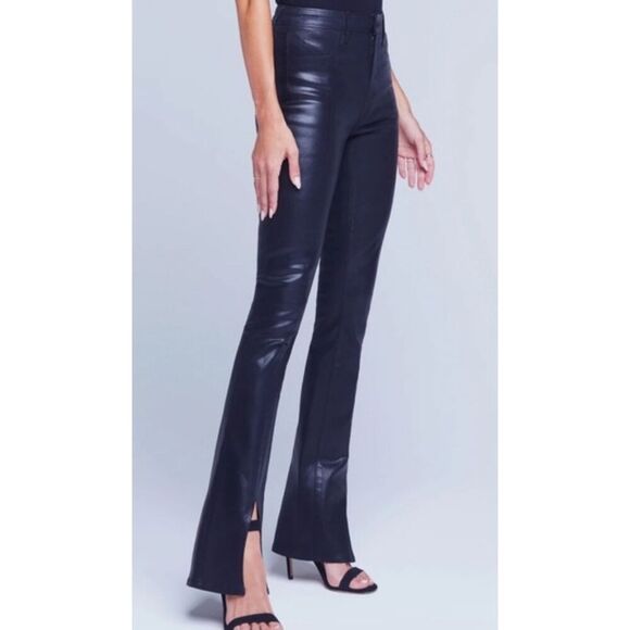 NWT L’Agence Beatrix Coated Jeans, Sz 25 $295 - Picture 1 of 11